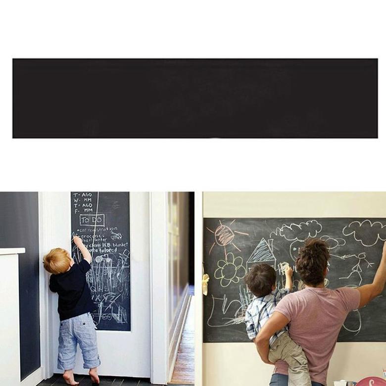 

PRODUK- STIKER DINDING PAPAN TULIS KAPUR FLEXIBLE 200 X 45 CM - 513 .