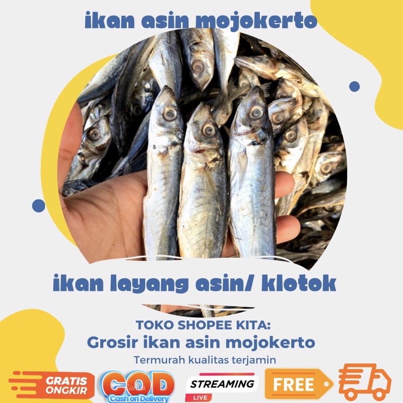 

Ikan Klotok Asin 100gr Murah & Kualitas Terbaik