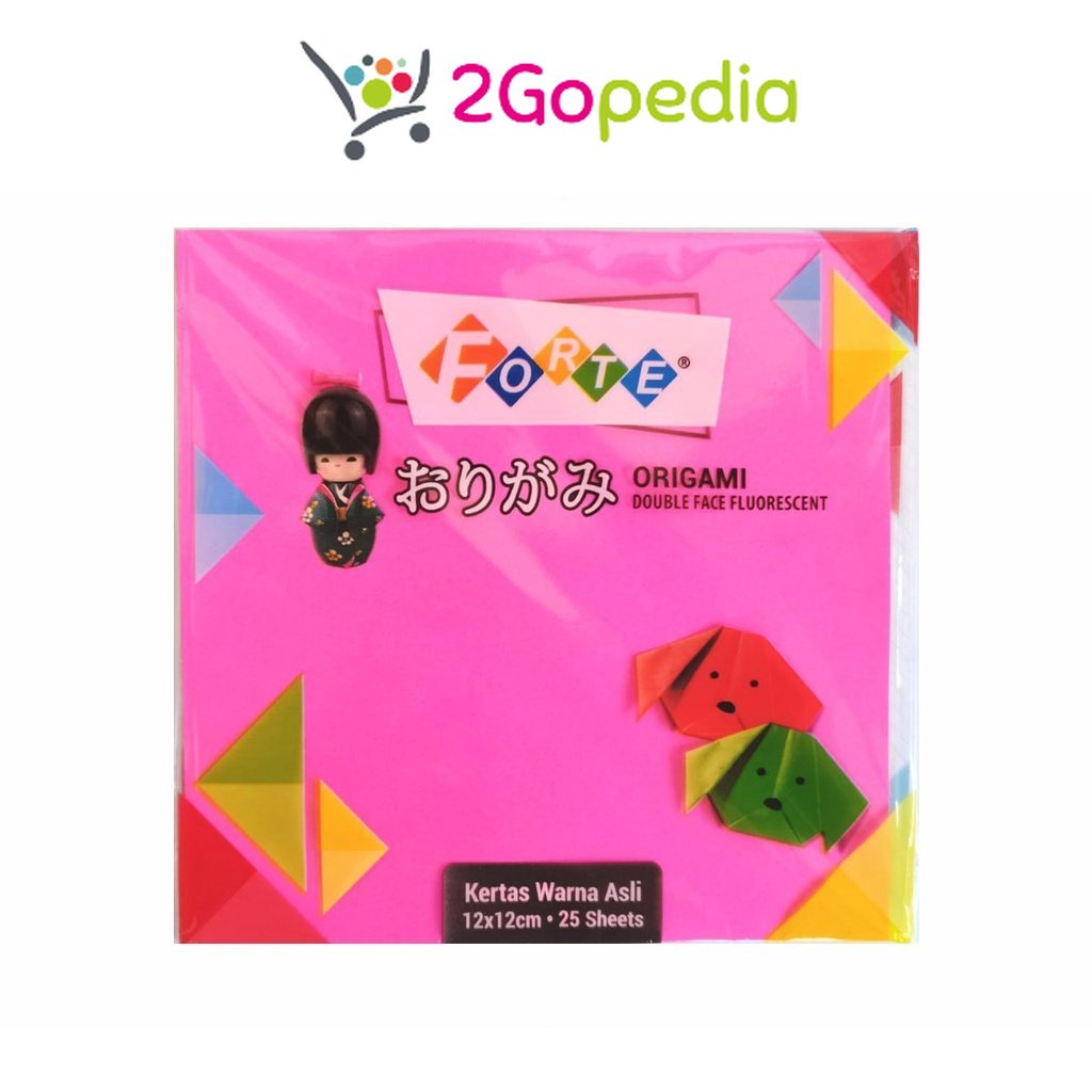 

Kertas Lipat Origami 12 X 12 (Isi 25 Lembar) Forte Grosir Murah Atk