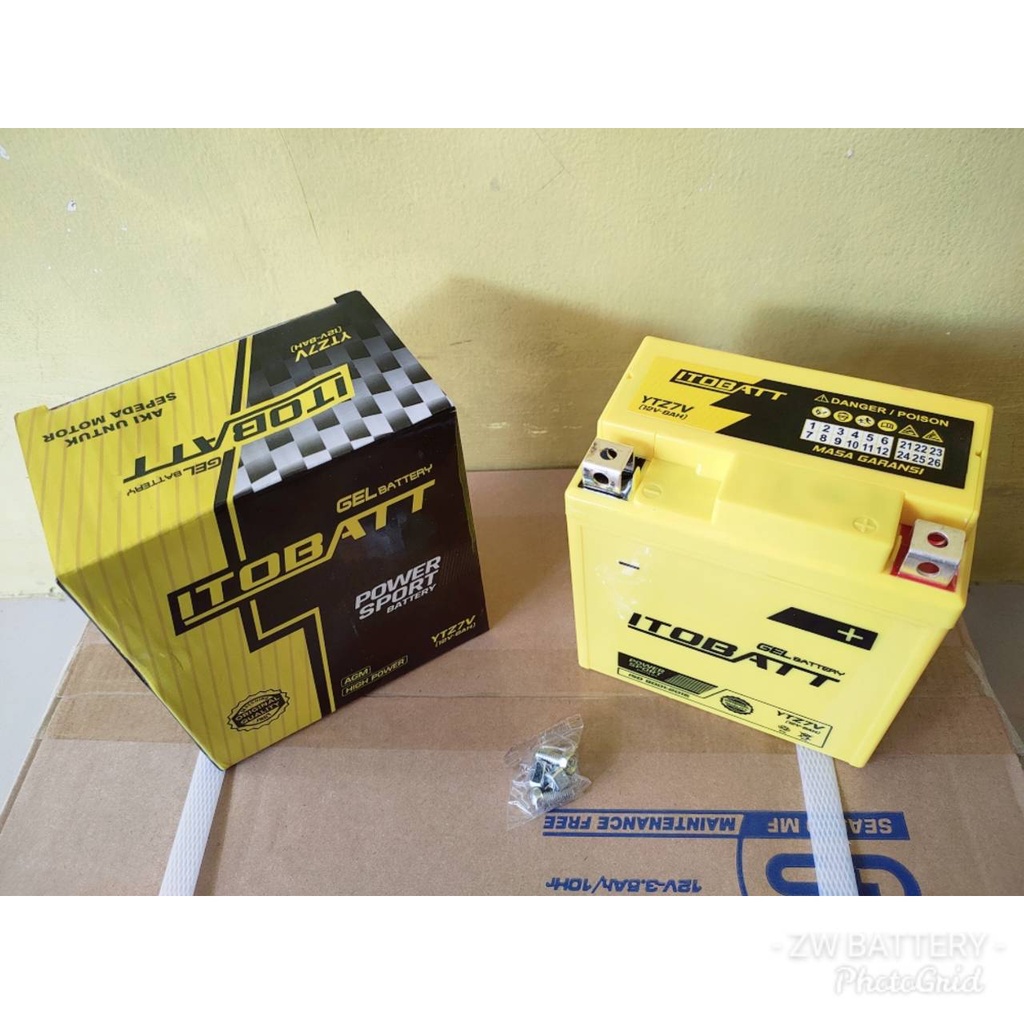 Aki Motor Vespa s125, GTS, Sprint, Liberty, LXV YTX7L-BS ITOBATT GEL