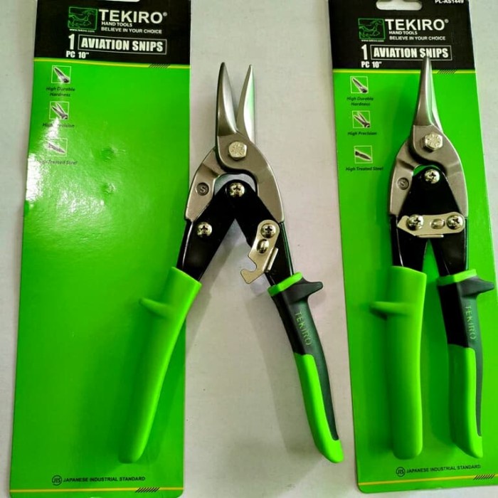 

Murah Gunting Baja - Gunting Holo Tekiro - Aviation Snips - Gunting Seng Berkualitas