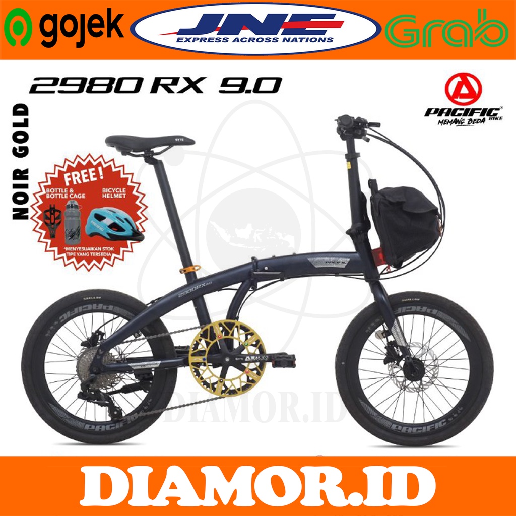 Sepeda Lipat 16 20 Pacific 2980 RX 9.0 Hydraulic 9 Speed