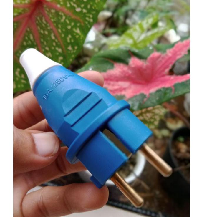 Harga Sahabat Steker Merk EWIG model buil up 16A/250V Steker ewig model buil up steker power amplifi