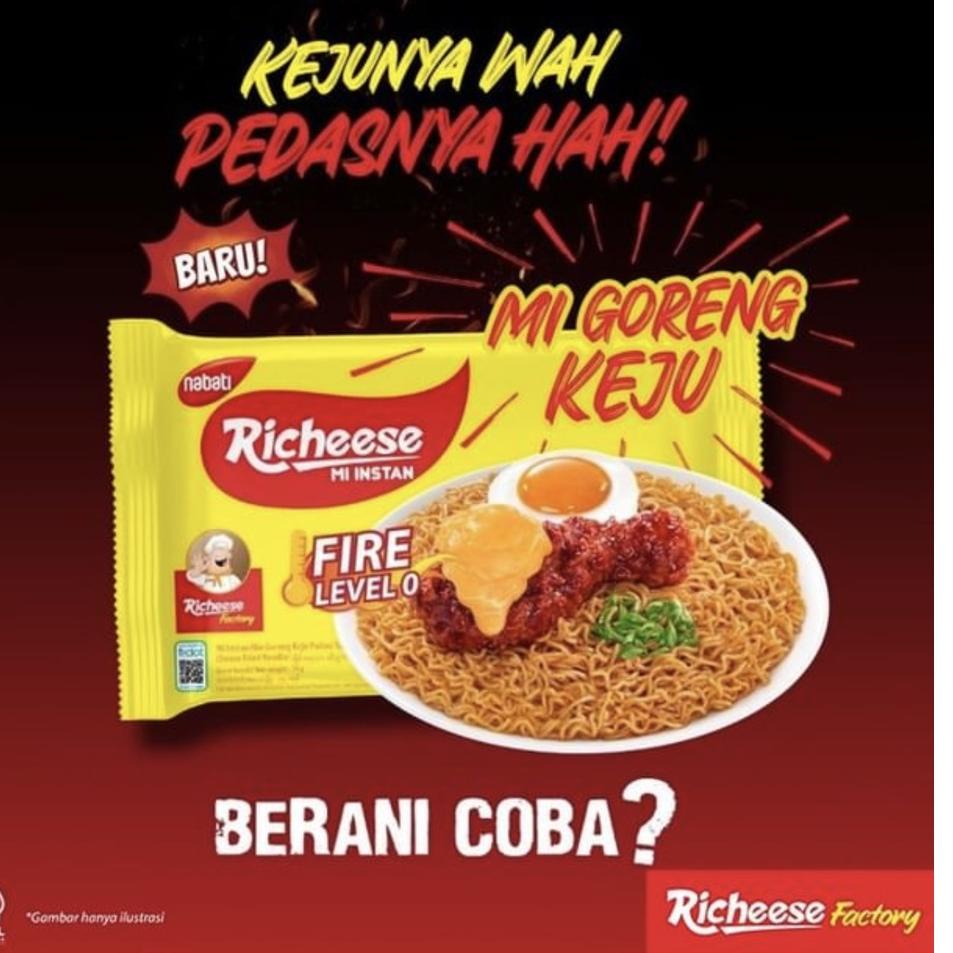 

Serbuu--RICHEESE Mie Goreng Keju Pedas Level 0-3 / Mi Instan Viral [ READY LANGSUNG KIRIM ]