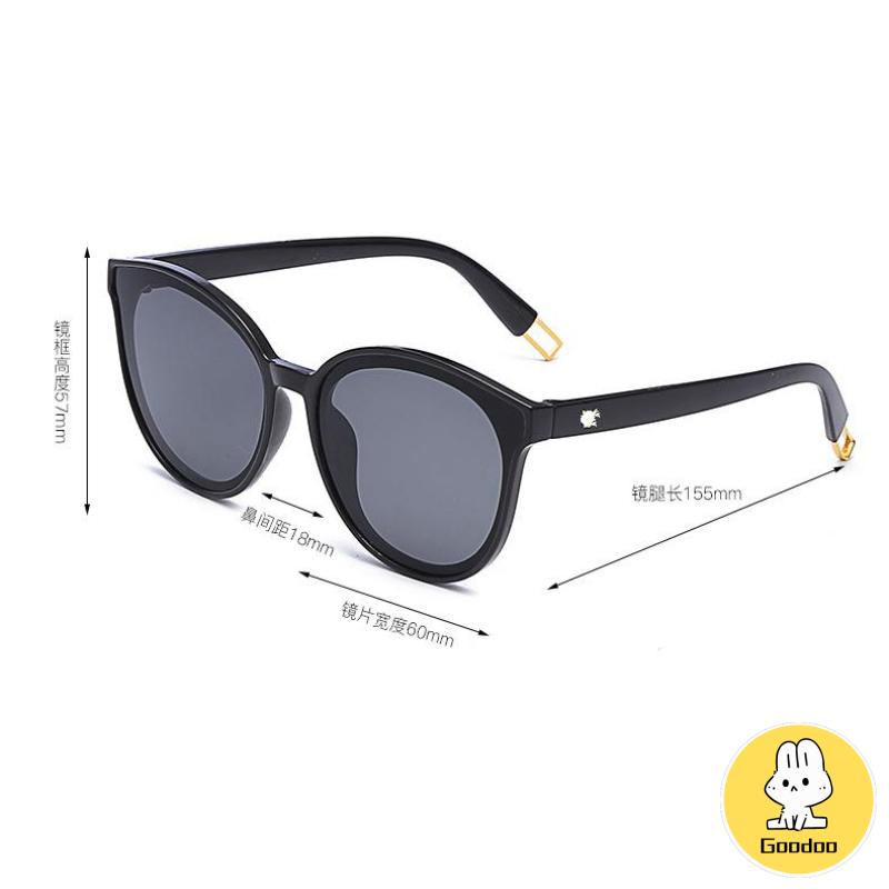 Kacamata Korean Retro Mata Kucing Kacamata Hitam Anti-UV Wanita Sunglasses -Doo