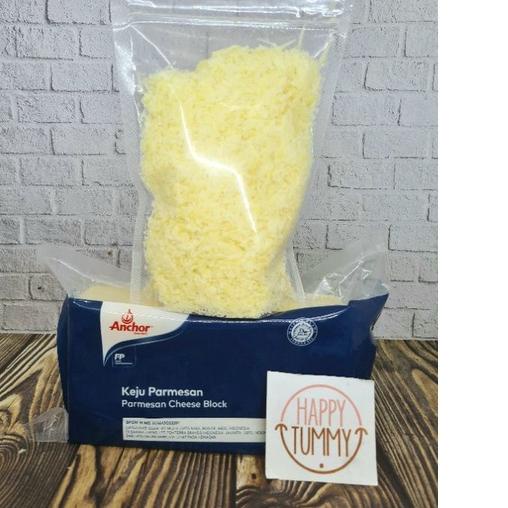 

Bisa COD Parmesan cheese anchor shredded repack 250gr keju tabur parut grated gas !!