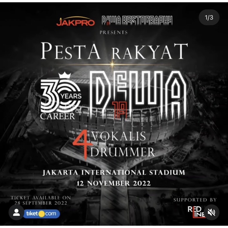TIKET FESTIVAL A PESTA RAKYAT DEWA 19