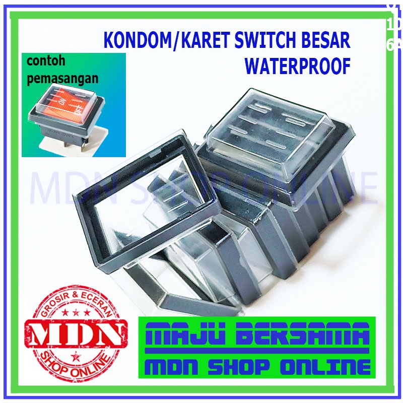 Kondom karet saklar switch besar waterproof