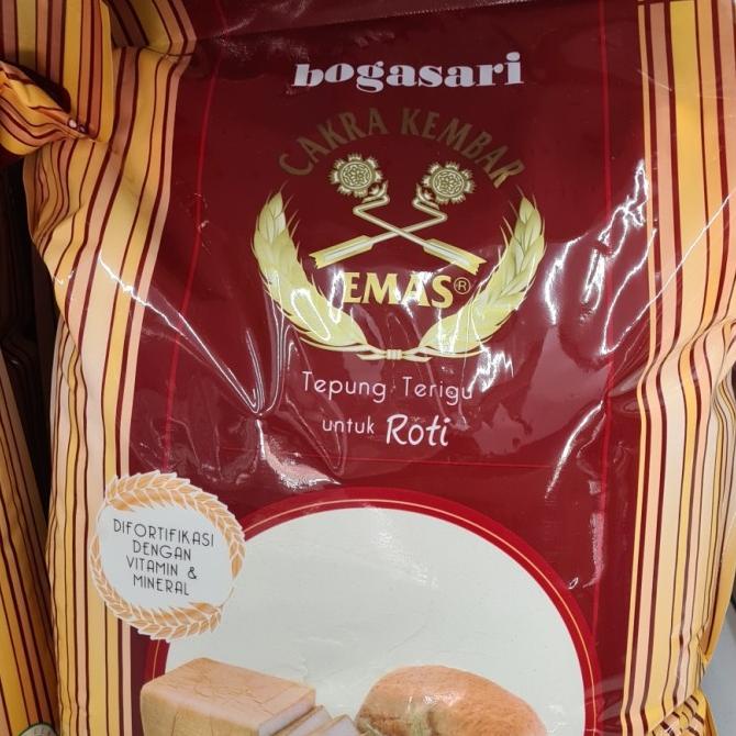 

[COD] KHUSUS OJOl Tepung Cakra Kembar Emas Roti 5kg [COD]