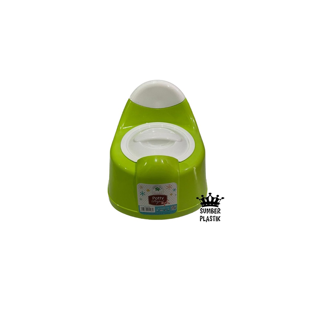 Green Leaf 5108 Pispot Anak Potty Training Portable Trina Closet Duduk