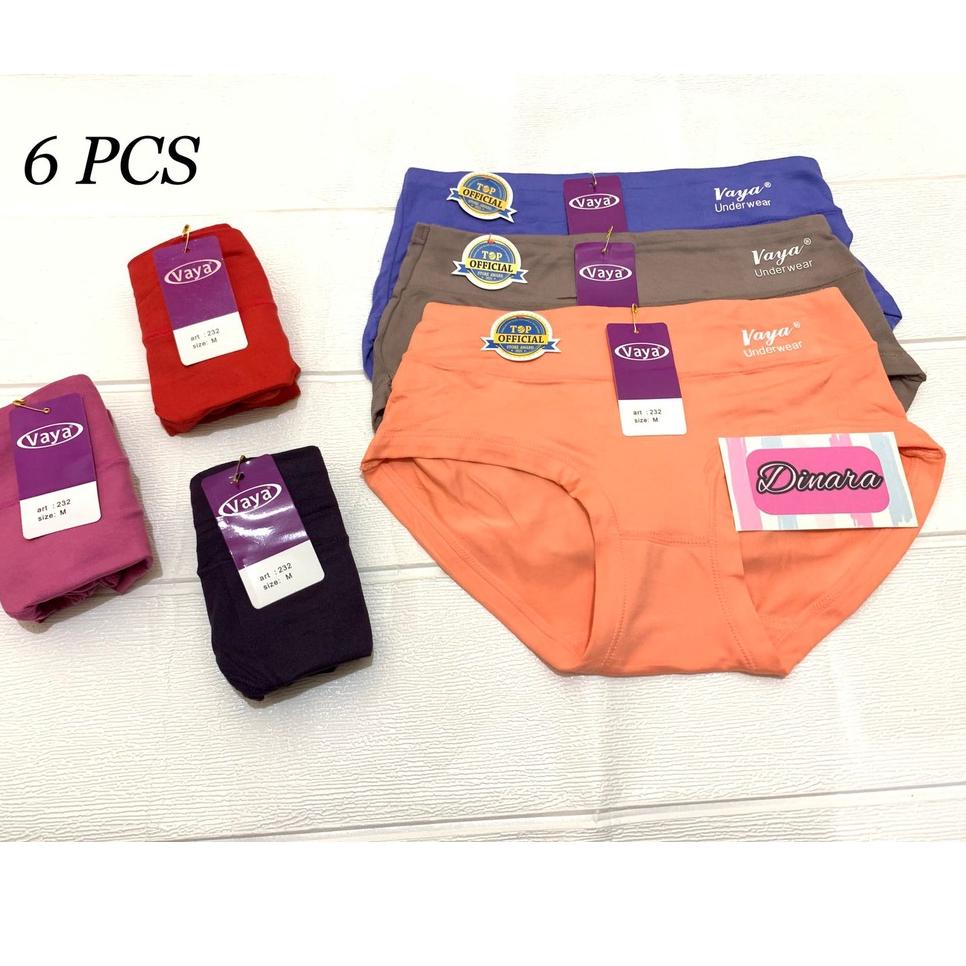 Termurah Dinara -  6 pcs Celana  Dalam Vaya 232