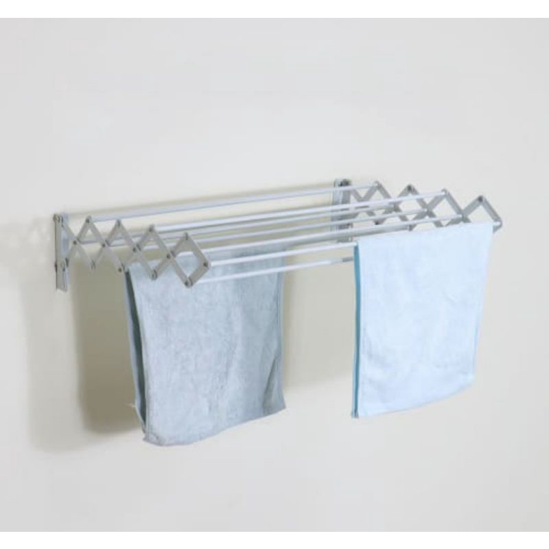ACE Hardware KRISBOW Gantungan Handuk Dinding/Rak Handuk/Jemuran Dinding Slim - 60-100 cm
