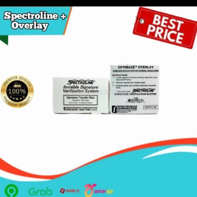 

Spectroline Signature Overlay 1 set