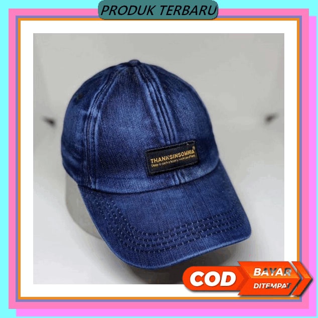 Topi Baseball Polos Warna Hitam Putih Merah Navy Pria Wanita Dewasa Laki Perempuan Simpel Kekinian M