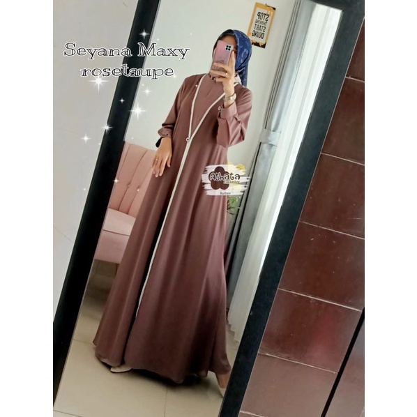 ( Agen Resmi Athata ) Seyana Maxy Matt ity crepe kombinasi ceruty babydoll  Ory athata exclusive
