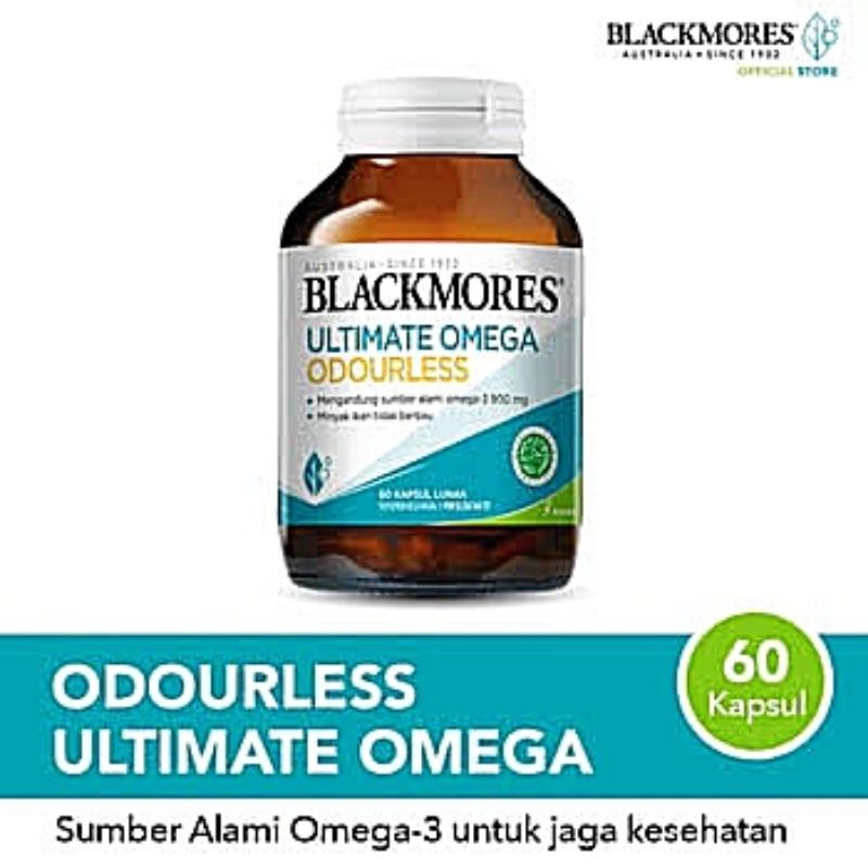 Jual BLACKMORES ULTIMATE OMEGA ODOURLESS isi 30/60 kapsul Shopee