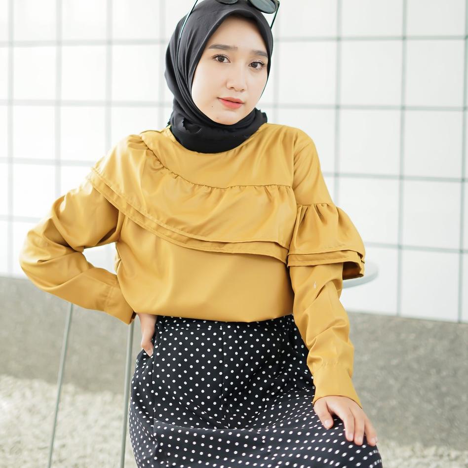 Ladyfemmes|Narina Blouse|Baju Atasan Wanita|Fashion Muslim –BF.22Oc22ᴿ