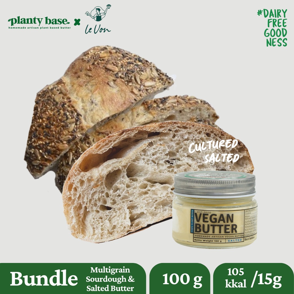 

Planty Base x Le Von Bundle Multigrain Sourdough & Salted Butter