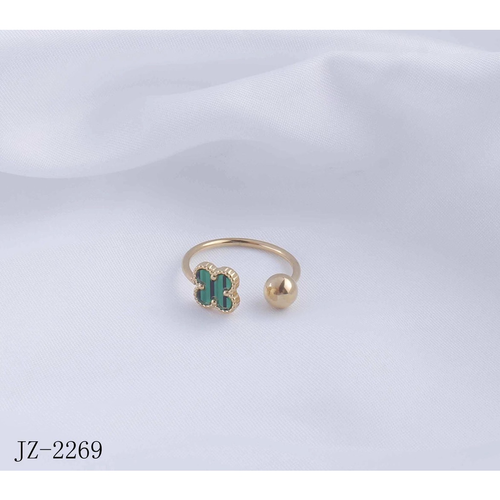 Cincin Titanium Permata Perhiasan Fashion 2269