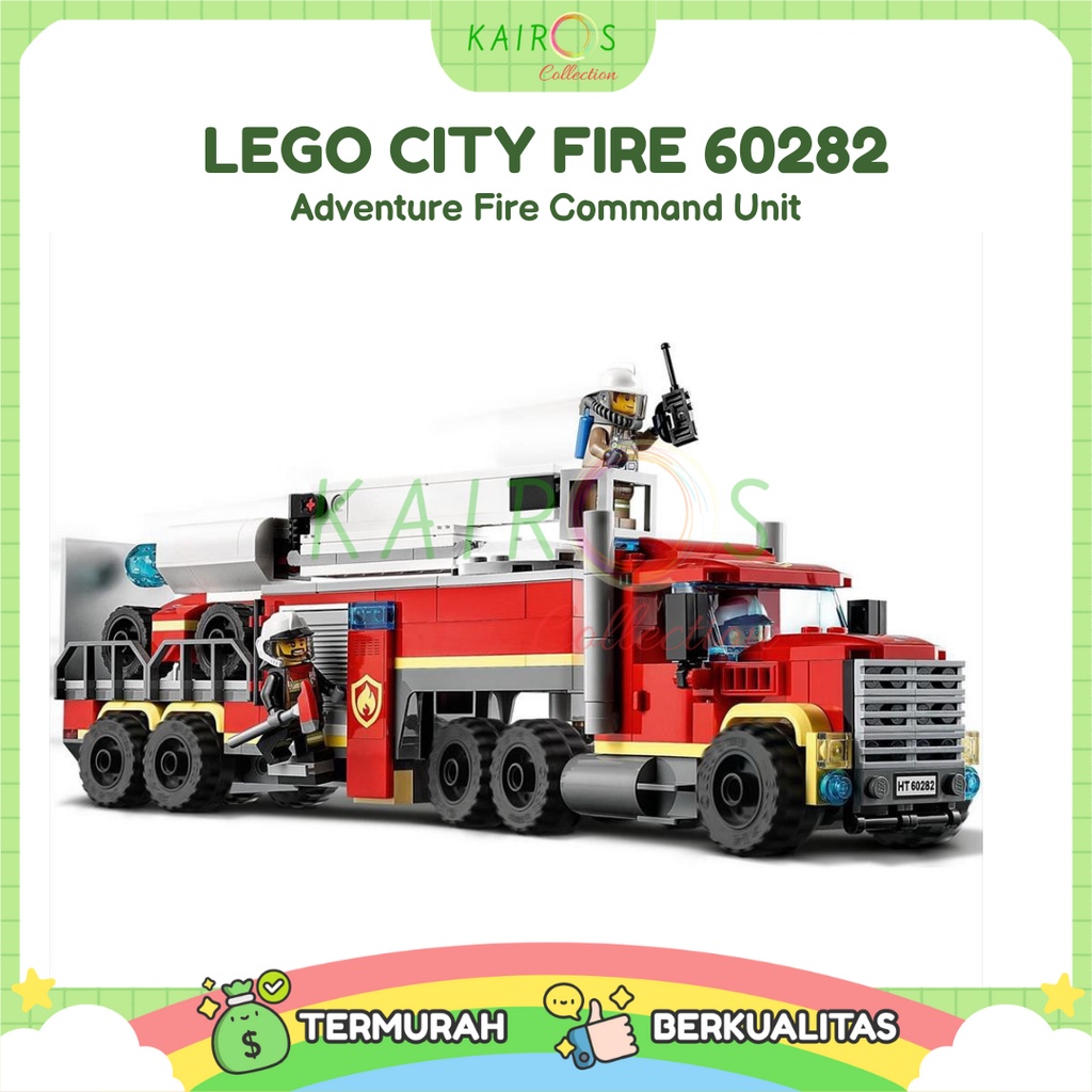 Lego City Adventure Fire Command 60282 Speed Build