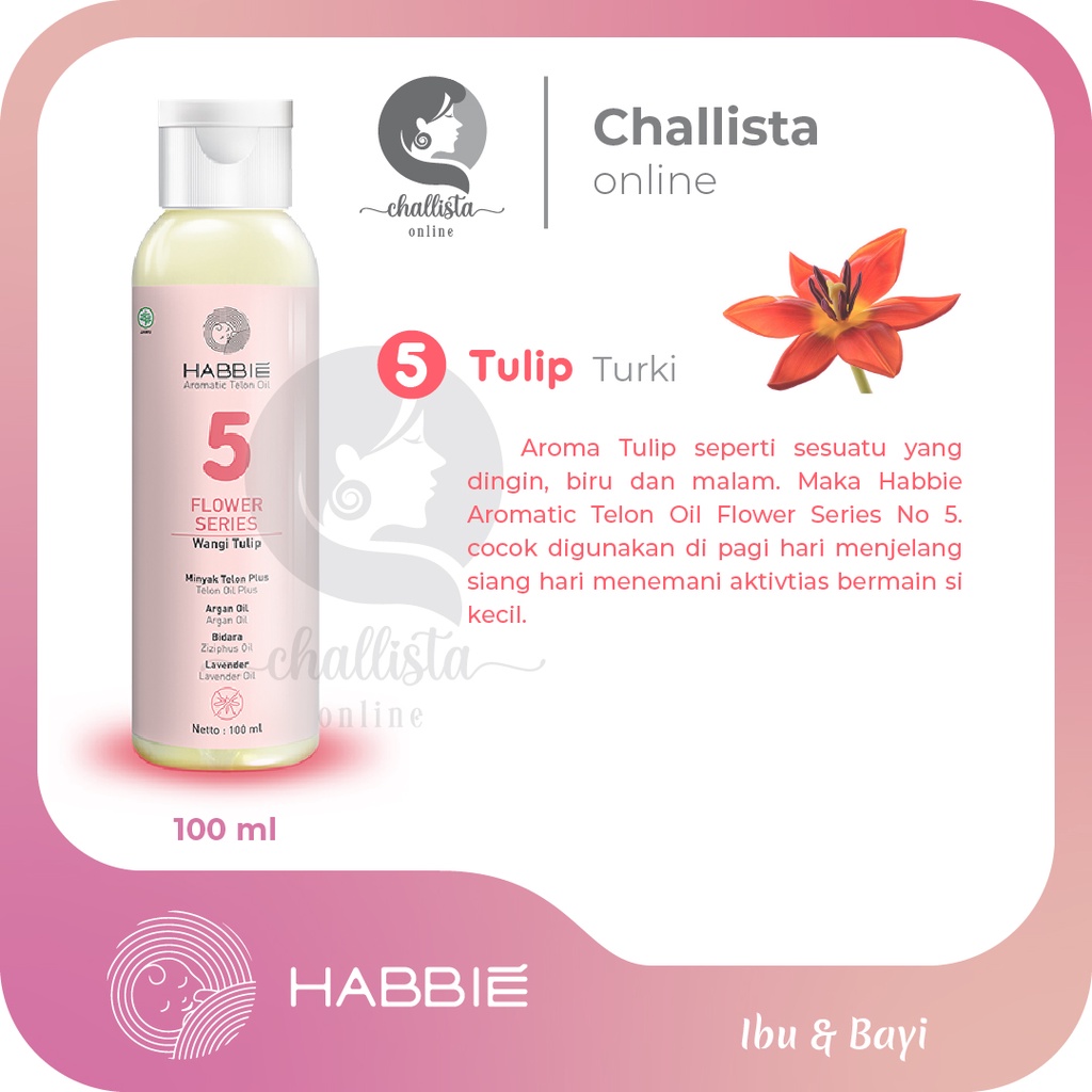 HABBIE MINYAK TELON HABBIE FLOWER SERIES