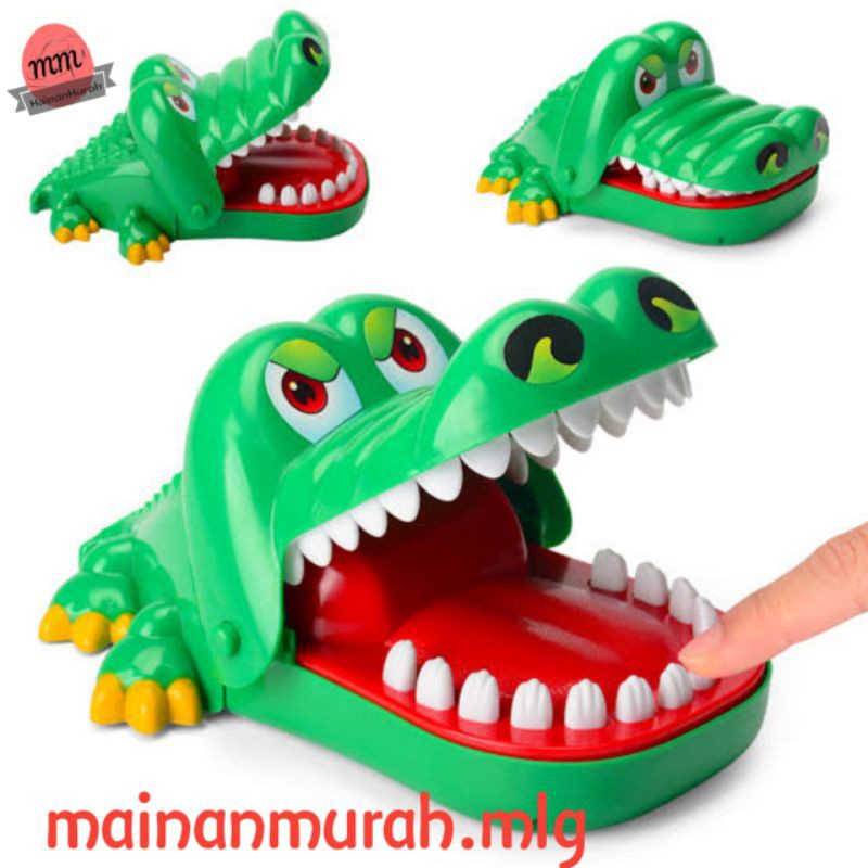 MAINAN ANAK GIGIT BUAYA/CROCODILE DENTIST GAME GROSIR MURAH