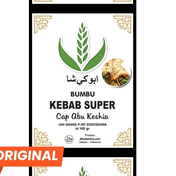 

MALL Bumbu Kebab Super Cap Abu Keshia 100 gram yang Bikin Daging Wangi dan Gurih 