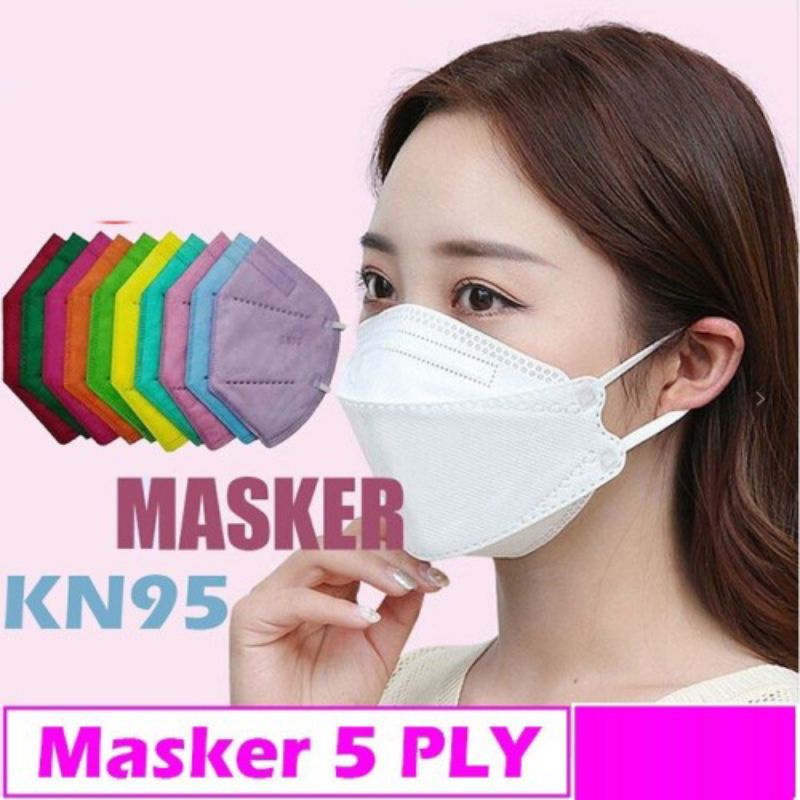 Masker KN95 Warna Coklat isi 10 Pcs