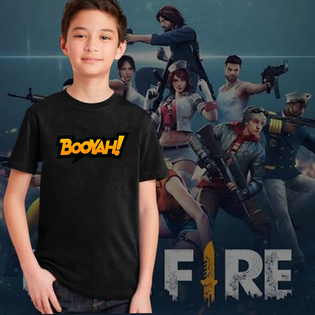 YVF - BAJU KAOS ANAK FF BOOYAH