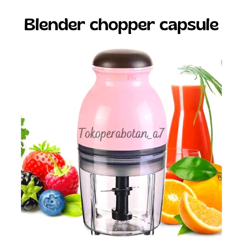 Blender Chopper Capsule/Blender kapsul/Chopper daging/Penghalus bumbu