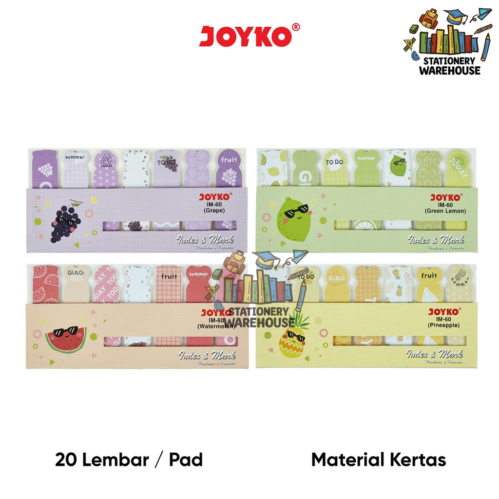

Index Mark Penanda Pembatas Joyko IM-60 Kertas