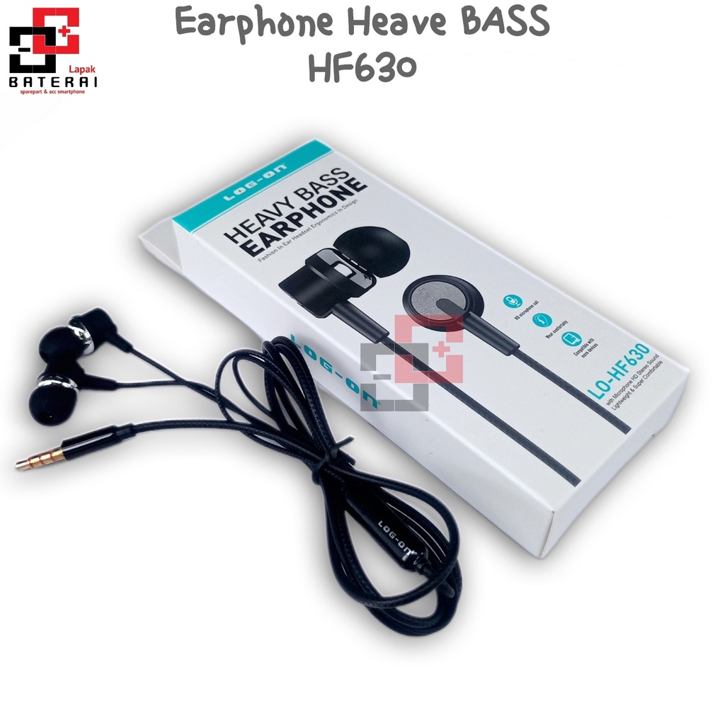 Log on - HF630 Heavy Bass Handsfree With Mic Handset Hedset Earphone