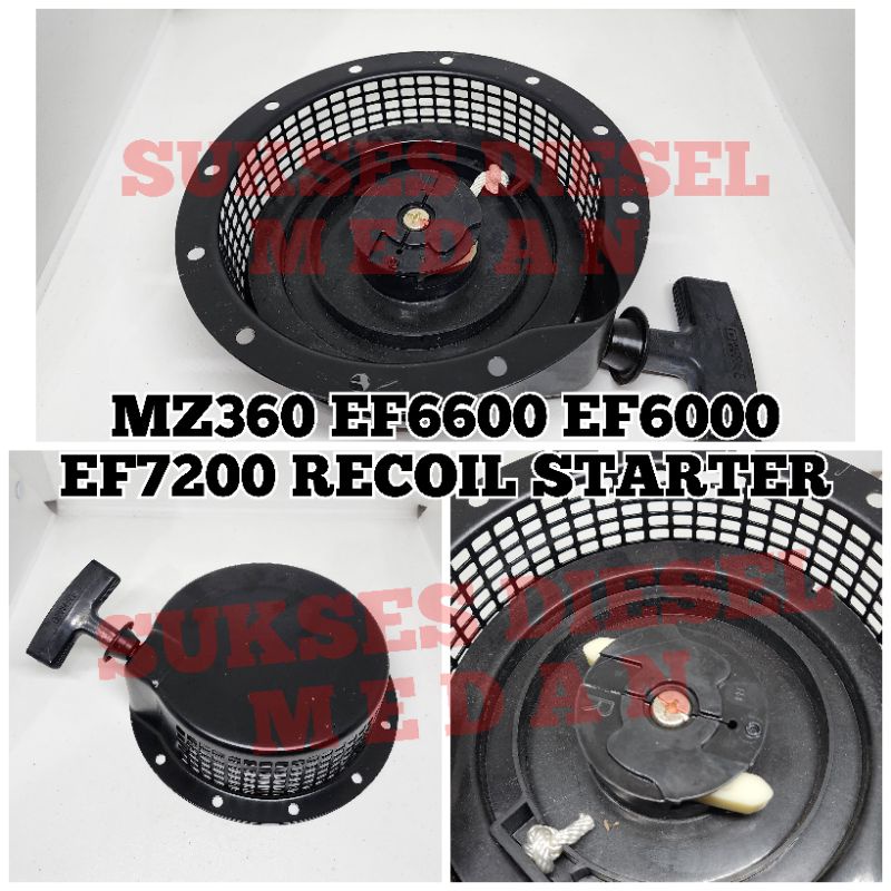 MZ360 EF6000 EF6600 EF7200 Recoil Starter Kap Tarikan Engkol Genset Yamaha