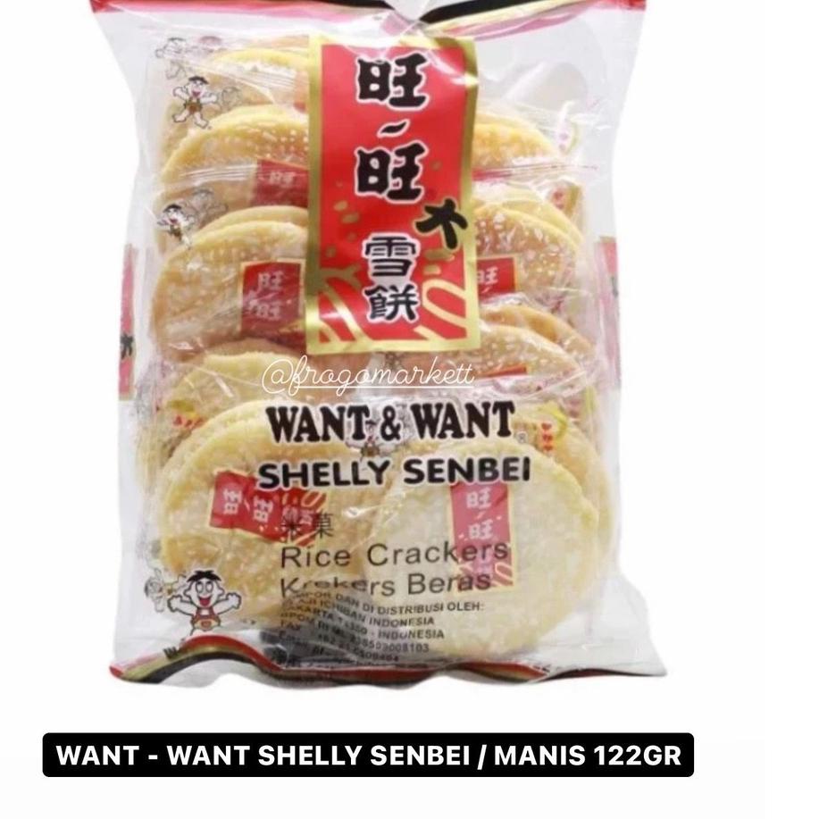 

CodeS8e8D--Krekers Beras Want Want Shelly Senbei Rice Crakers (Manis) 122gr