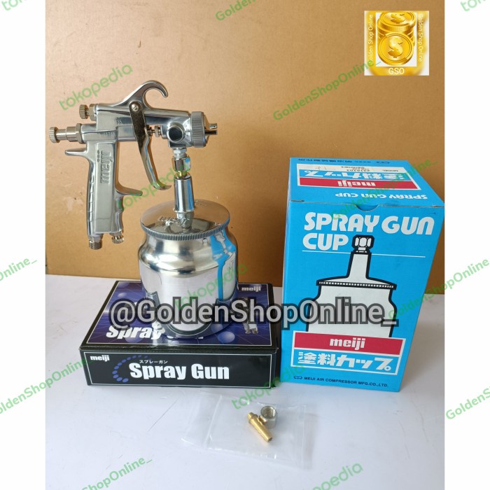 Spray Spray Gun Meiji F110 Tabung Bawah Asli Jepang