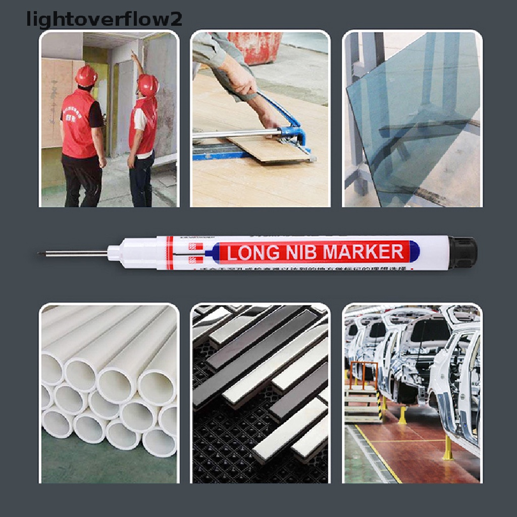 (lightoverflow2) Spidol Marker 20MM Kepala Panjang Multifungsi Untuk Pengerjaan Kayu (ID)