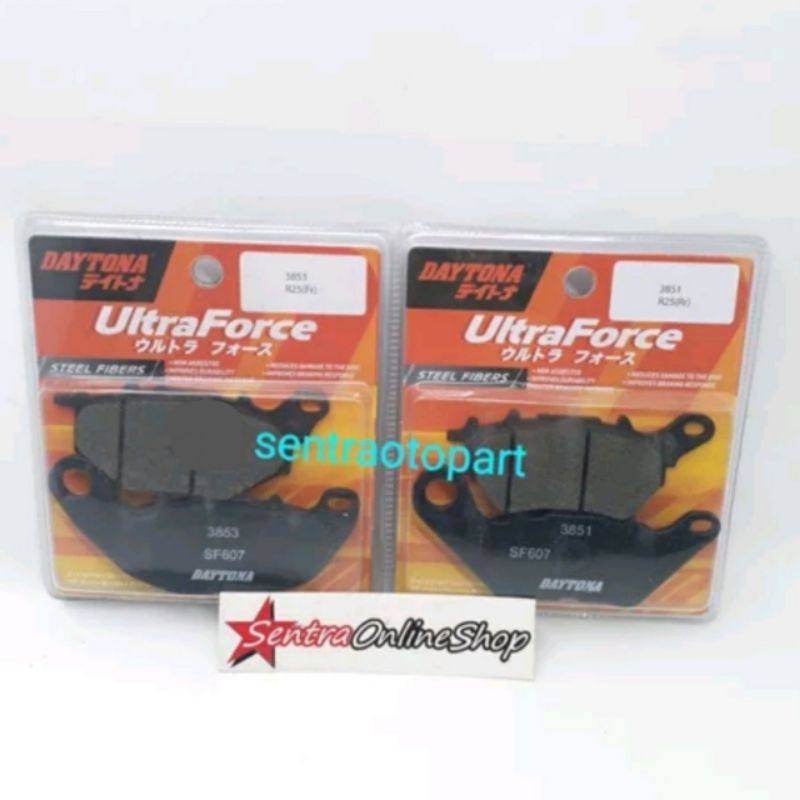 Diskpad kampas rem depan belakang r25 r 25 xmax x max mt25 mt 25 daytona 3851 3853