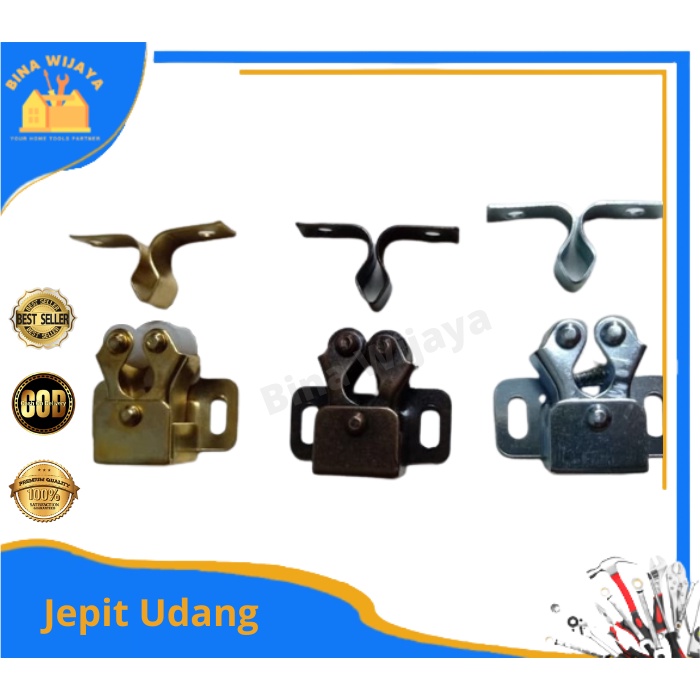 CAPIT UDANG JEPIT LEMARI - GANJALAN PENJEPIT PINTU LEMARI-KUNCI LEMARI