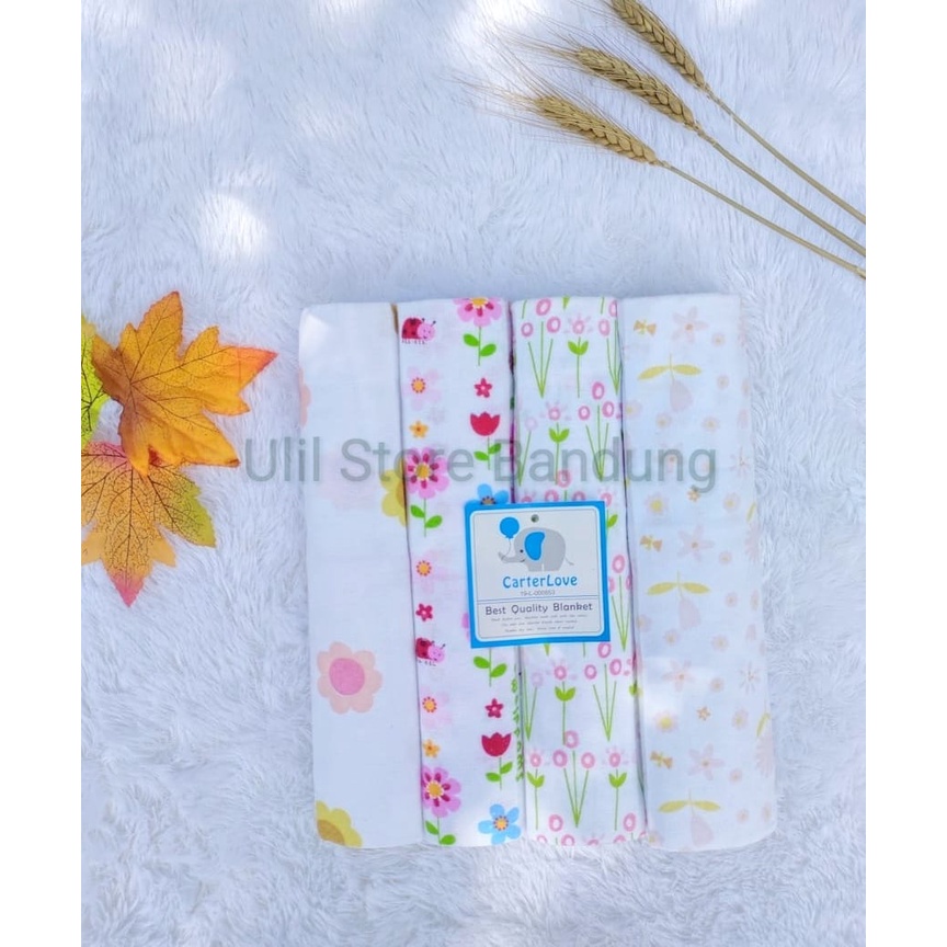 ISI 4PCS BEDONG BAYI MOTIF KARAKTER CARTERLOVE by KOLACO SELIMUT BAYI