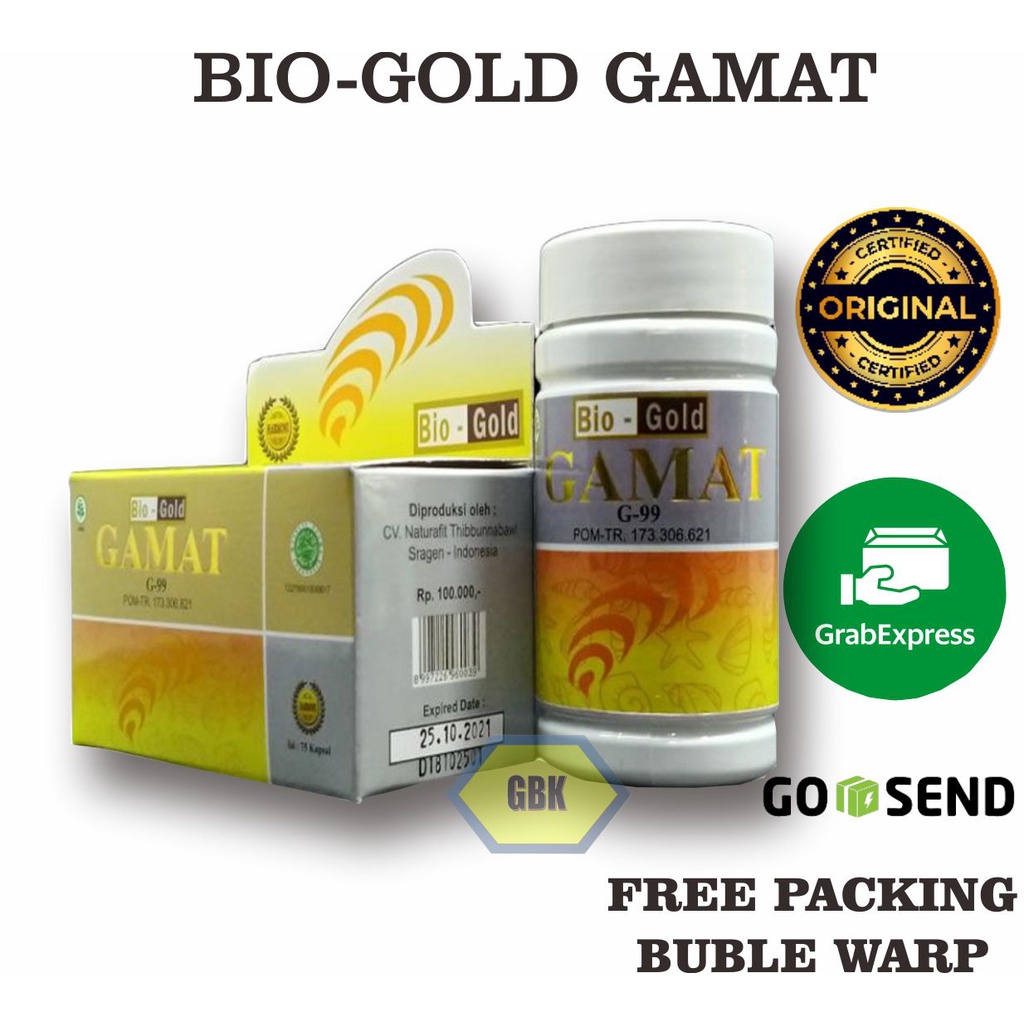 Kapsul gamat bio gold /Bio gold kapsul isi 75 asli original