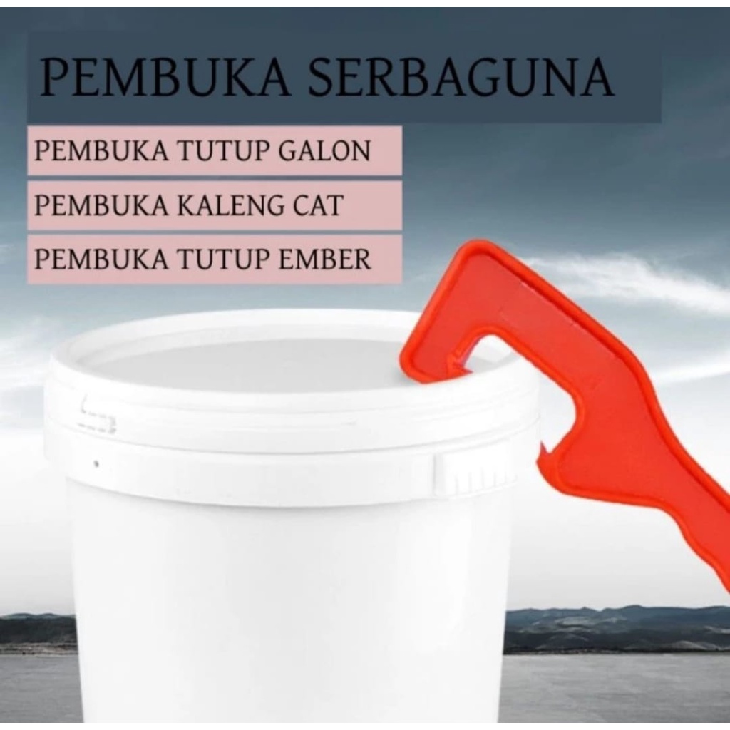 Alat Bantu Pembuka Tutup Ember Cat Portable Alat Pembuka Galon Air Multifungsi