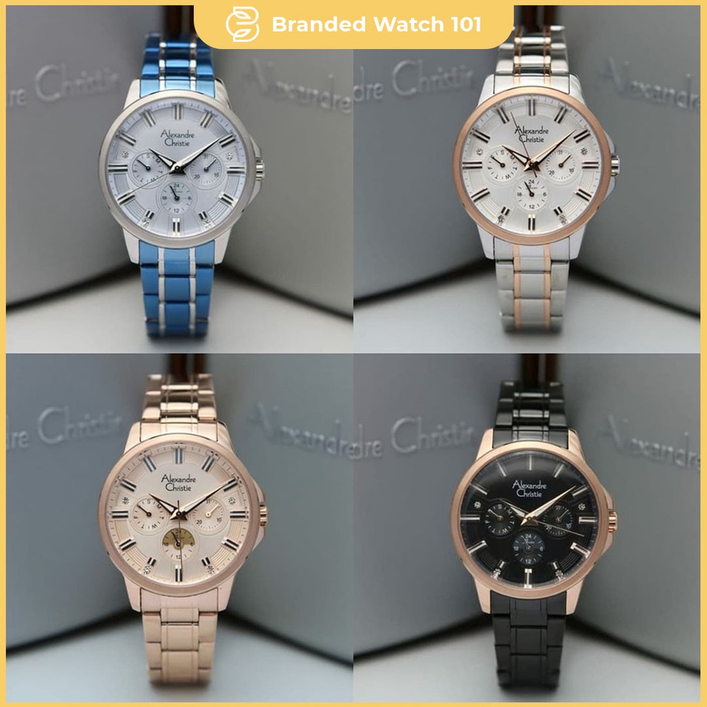 ORIGINAL Jam Tangan Wanita Alexandre Christie AC 2822 / AC2822 Garansi 1 Tahun Resmi