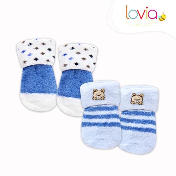 Kiddy Kaos Kaki/ Kaos Kaki Bayi Isi 2 Pasang/ Kaos kaki bayi set sepasang