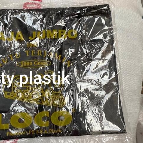 

KANTONG PLASTIK RAJA JUMBO HD LOCO HITAM UK. 50