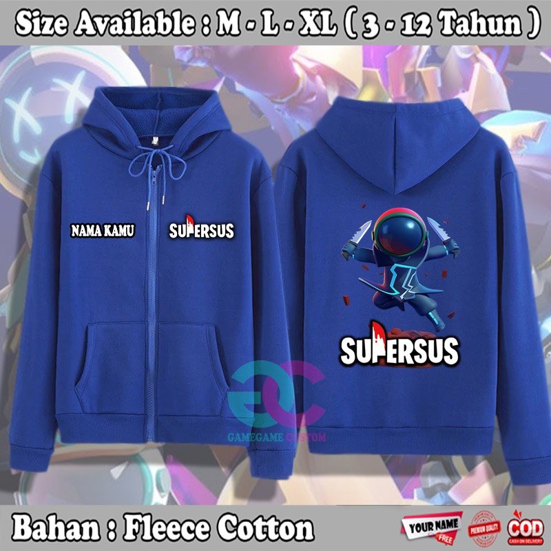 Zipper Anak Laki Laki Spy / Sweater anak Spy Game Super Sus 146