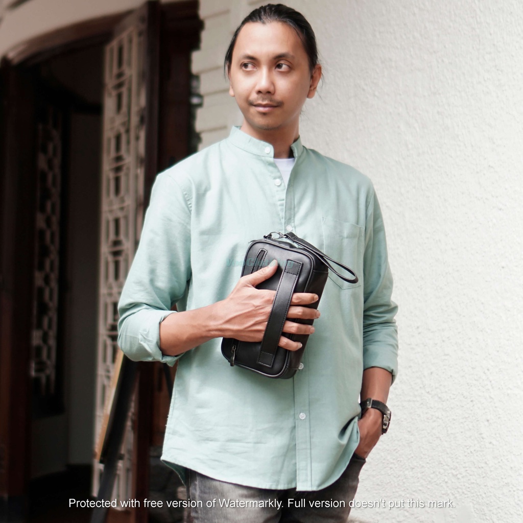 YUBI - Clutch Pria Wanita Kulit | Hand Bag Premium | Pouch Elegant