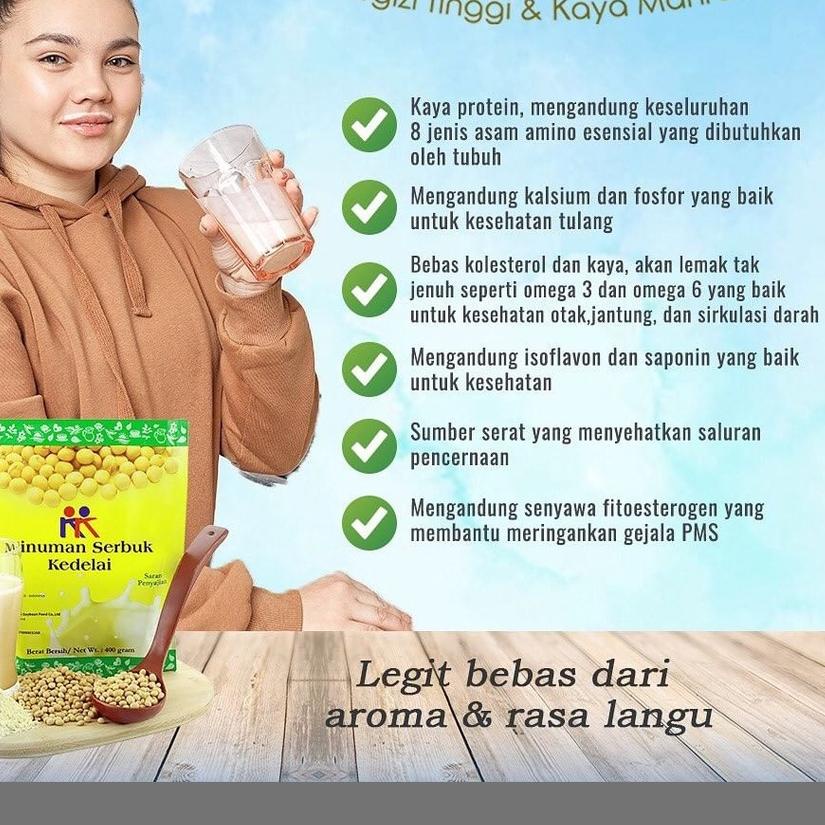 

limited Edition✔️Paket 3 Box KK Soya Bean Powder Susu Kedelai KK Indonesia Original|SQ1