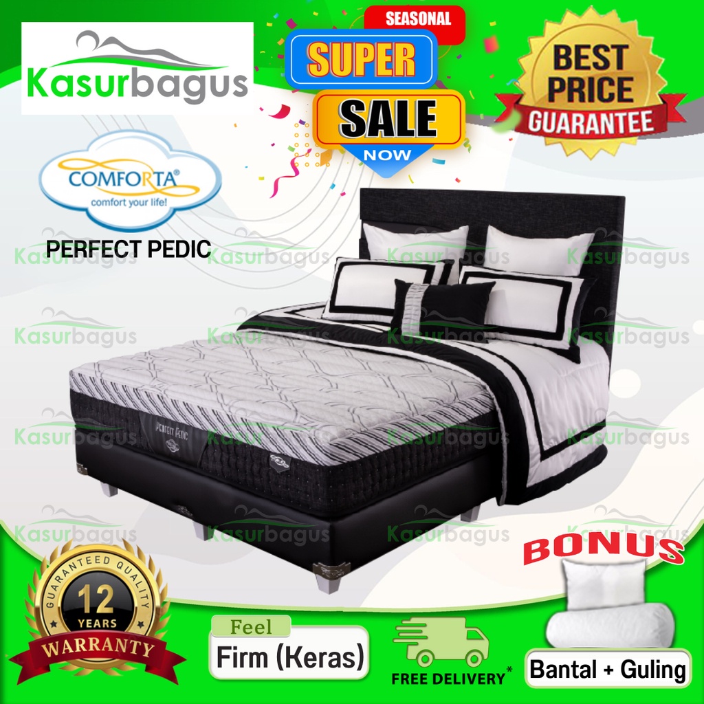 Comforta Kasur Springbed Perfect Pedic - Full Set 180x200