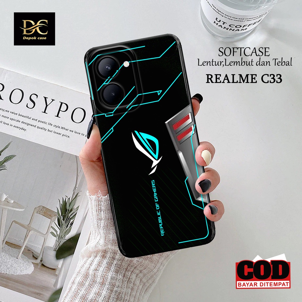 Case Realme C33 Terbaru - Fhasion Case GAMING - Casing Hp Realme C33 Terbaru - Softcase Hp Realme C3