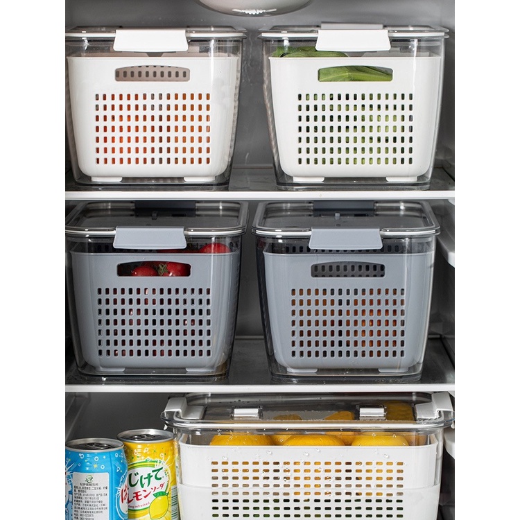 K1008 Fresh Box Sayur Akrilik Food Box Container Acrylic